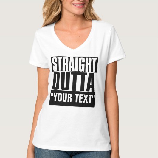 STARTEN SIE IHREN TEXT-T - Shirt AUS (Vorderseite)