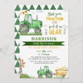 Starten Sie Ihren Traktor und legen Sie den 2. Geb Einladung (Vorne/Hinten)