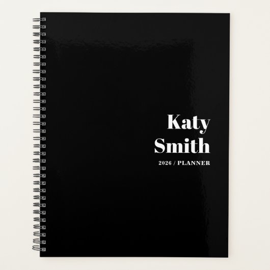 Starten Sie jeden wöchentlichen Planer individuell (Vorderseite)