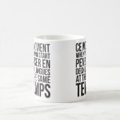 Starten Sie Penser en Deux Langues in denselben Te Kaffeetasse (Mittel)
