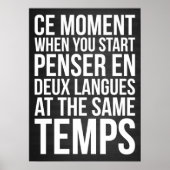 Starten Sie Penser en Deux Langues in denselben Te Poster (Vorne)