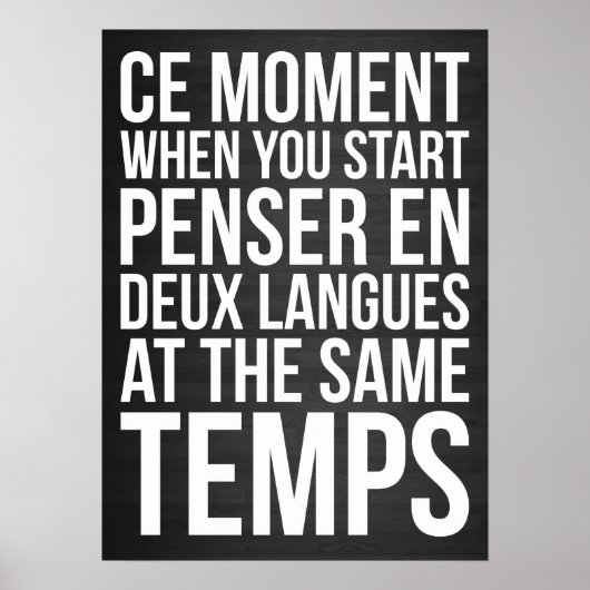 Starten Sie Penser en Deux Langues in denselben Te Poster (Vorne)