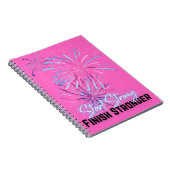 Starten Sie Stronger Finish Stronger Notebook Notizblock (Rechte Seite)