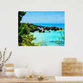 STARTEN UNTER $20 - Strand in St. George Bermuda Poster (Küche)