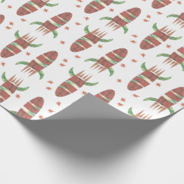 Startendes Rocket-Packpapier Geschenkpapier