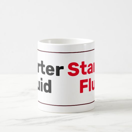Starter Fluid Coffee Tasse (Mittel)