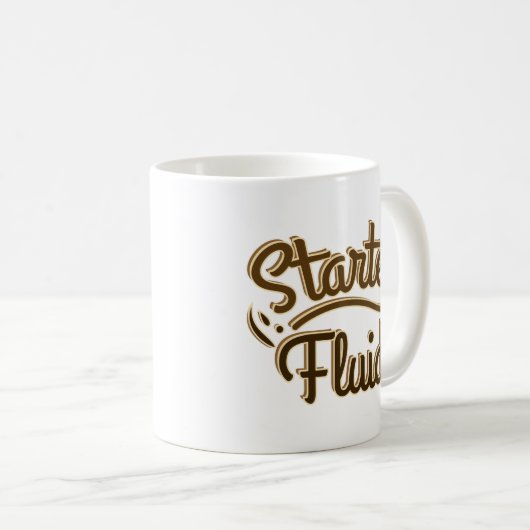 Starter Fluid Kaffeetasse (VorderseiteRechts)