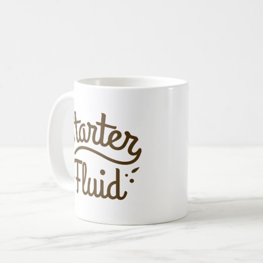 Starter Fluid Kaffeetasse (Vorderseite Links)