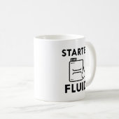 Starter Fluid Kaffeetasse (VorderseiteRechts)