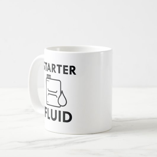 Starter Fluid Kaffeetasse (Vorderseite Links)