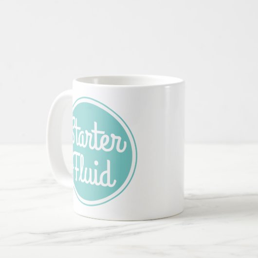 Starter Fluid-Tasse Kaffeetasse (Vorderseite Links)