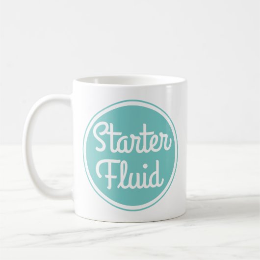 Starter Fluid-Tasse Kaffeetasse (Links)