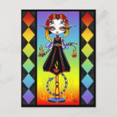 Starter-Regenbogen-Postkarte für Hotty Pixie Stick Postkarte (Vorderseite)