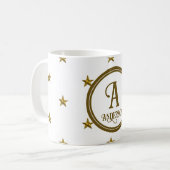 Starterfamilie Erstmalig Golden Star Kaffeetasse (Vorderseite Links)