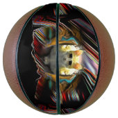 Starterfertig Coole Katze Basketball (Vertikal)