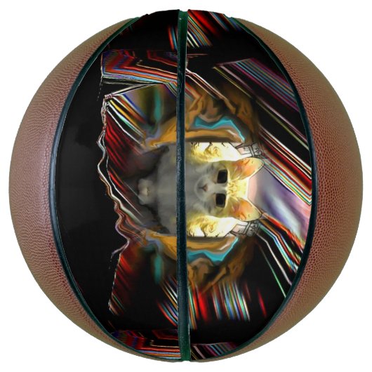 Starterfertig Coole Katze Basketball (Vertikal)