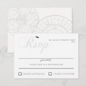 Starterfertig RSVP Karte (Vorne/Hinten)