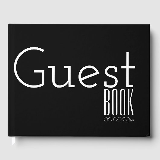 Starterliste für Typografie Gästebuch (Vorderseite)