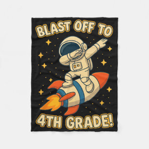 Startet ab 4. Klasse Rakete Dab Weltraum Coole Sch Fleecedecke