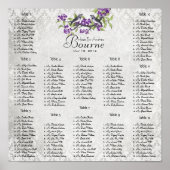 Startet bei $13.20 Seating Chart 12 Tische Poster (Vorne)