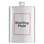 Startflüssigkeit Flachmann (Vorderseite)