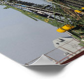 Startgerüste werden angehoben poster (Ecke)