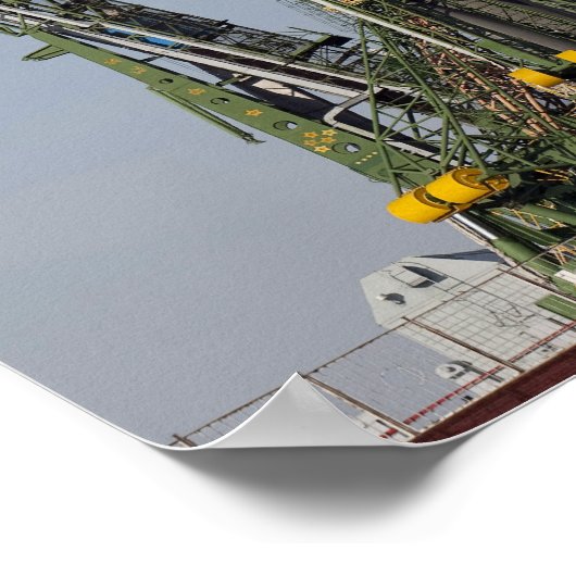 Startgerüste werden angehoben poster (Ecke)