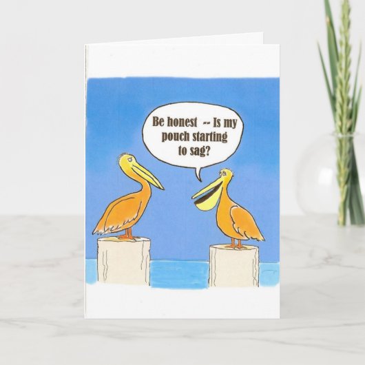 Starting to sag in old age karte (Vorderseite)