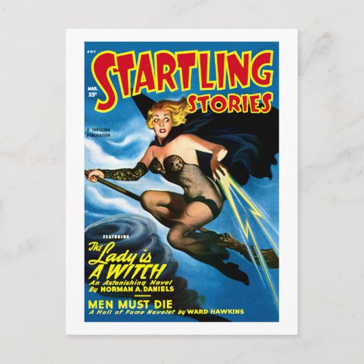 Startling Stories (März, 1950) Postkarte (Vorderseite)
