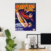 STARTLING STORIES Vintage Pulp Magazine Cover Art Poster (Heimbüro)