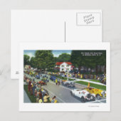 Startlinie beim Grand Prix Auto Race Postkarte (Vorne/Hinten)