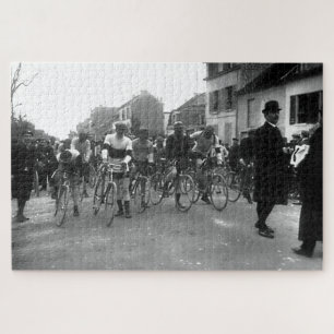 Startlinie der Paris-Roubaix-Radtouren 1908 Puzzle