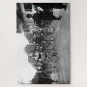 Startlinie der Paris-Roubaix-Radtouren 1908 Puzzle (Vertikal)