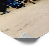 Startlinie Paris-Roubaix 1896-1897 Poster (Ecke)