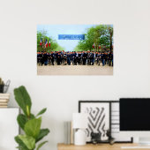 Startlinie Paris-Roubaix 1896-1897 Poster (Heimbüro)