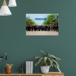 Startlinie Paris-Roubaix 1896-1897 Poster