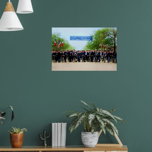 Startlinie Paris-Roubaix 1896-1897 Poster (Wohnzimmer 1)