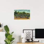 Startlinienansicht für Saratoga Poster (Heimbüro)