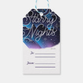 Startnächte / Geschenktafel Geschenkanhänger (Rückseite)