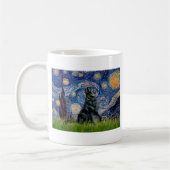 Startnähe - flach überzogener Retriever 2 Kaffeetasse (Links)