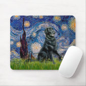 Startnähe - flach überzogener Retriever 2 Mousepad (Mit Mouse)