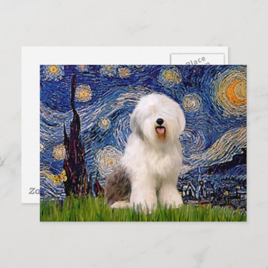 Startnight - Altes Englisch 6 Postkarte (Vorne/Hinten)