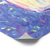 Startnight Angel Art Print Poster (Ecke)