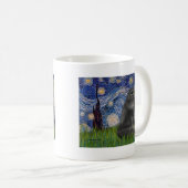 Startnight - Black Persian Cat Kaffeetasse (VorderseiteRechts)