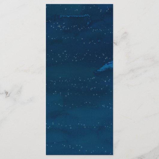 Startnight Christmas Dinner Menu Card Menükarte (Rückseite)