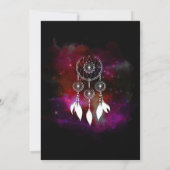 Startnight Dream Catcher Engagement Party Einladung (Rückseite)