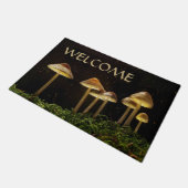 Startnight Gbright Mushrooms Willkommen Fußmatte (Schrägansicht)