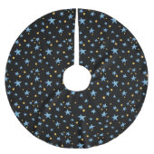 Startnight Gemusterte Weihnachten Polyester Weihnachtsbaumdecke (Vorderseite)