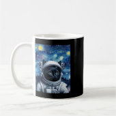 Startnight Kosmic Cat Astronaut Art Kaffeetasse (Links)