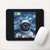Startnight Kosmic Cat Astronaut Art Mousepad (Mit Mouse)